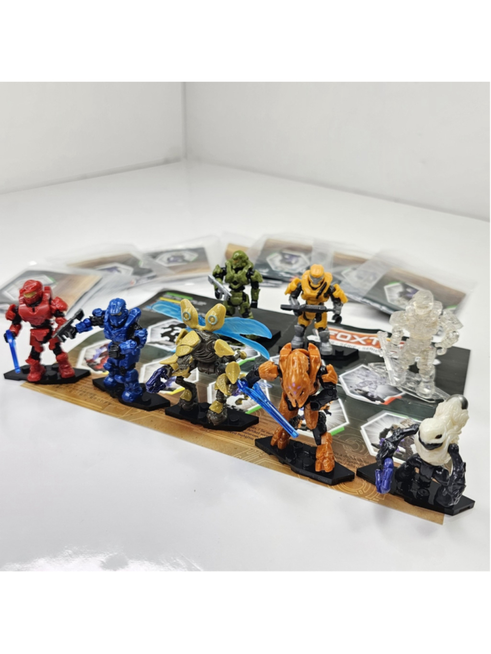 Mega Bloks Construx Halo Foxtrot 8pcs Rare Ultra Rare Active Camo
